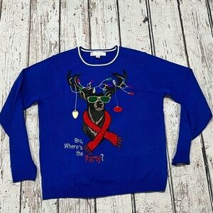 Jolly Sweater Deer Ugly Christmas Xmas Sweater Party Shirt